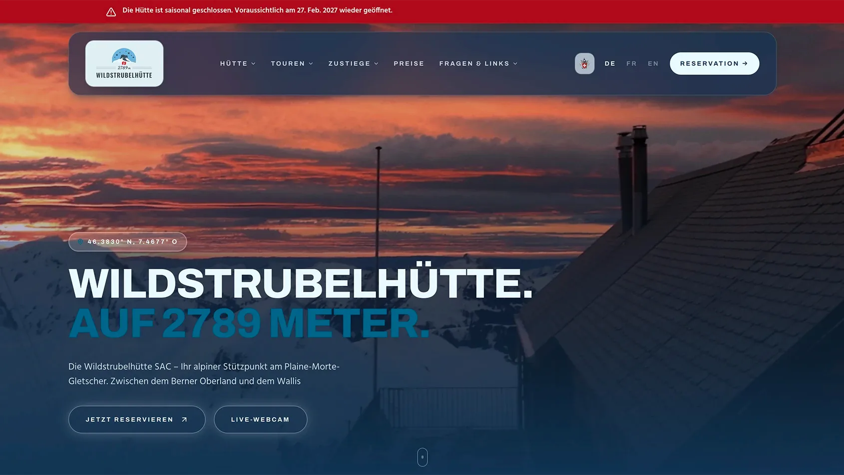 Startseite – nachher