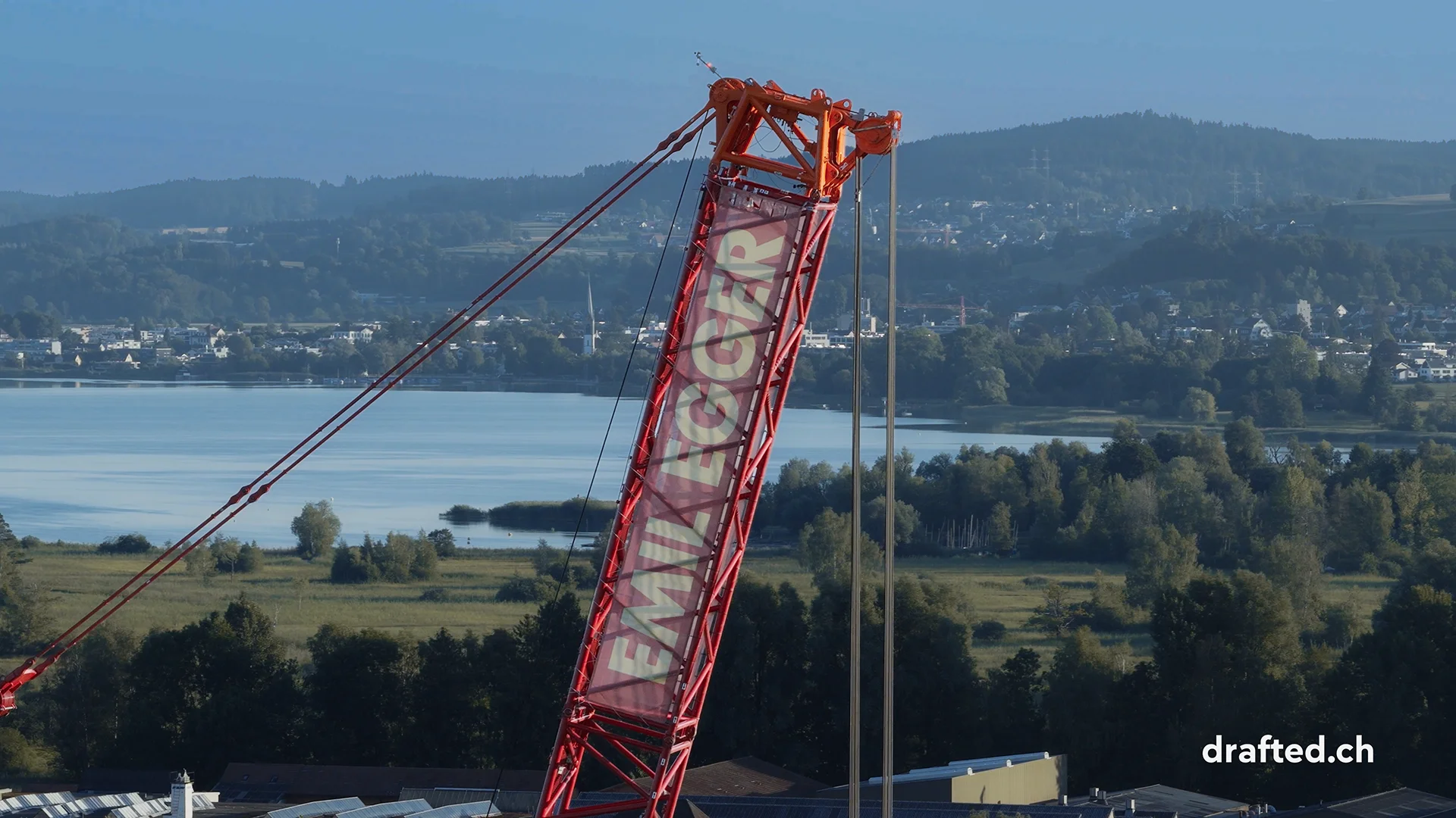 EMIL EGGER AG – Raupenkran Wetzikon – Film – drafted GmbH, Werbeagentur im Zürcher Oberland