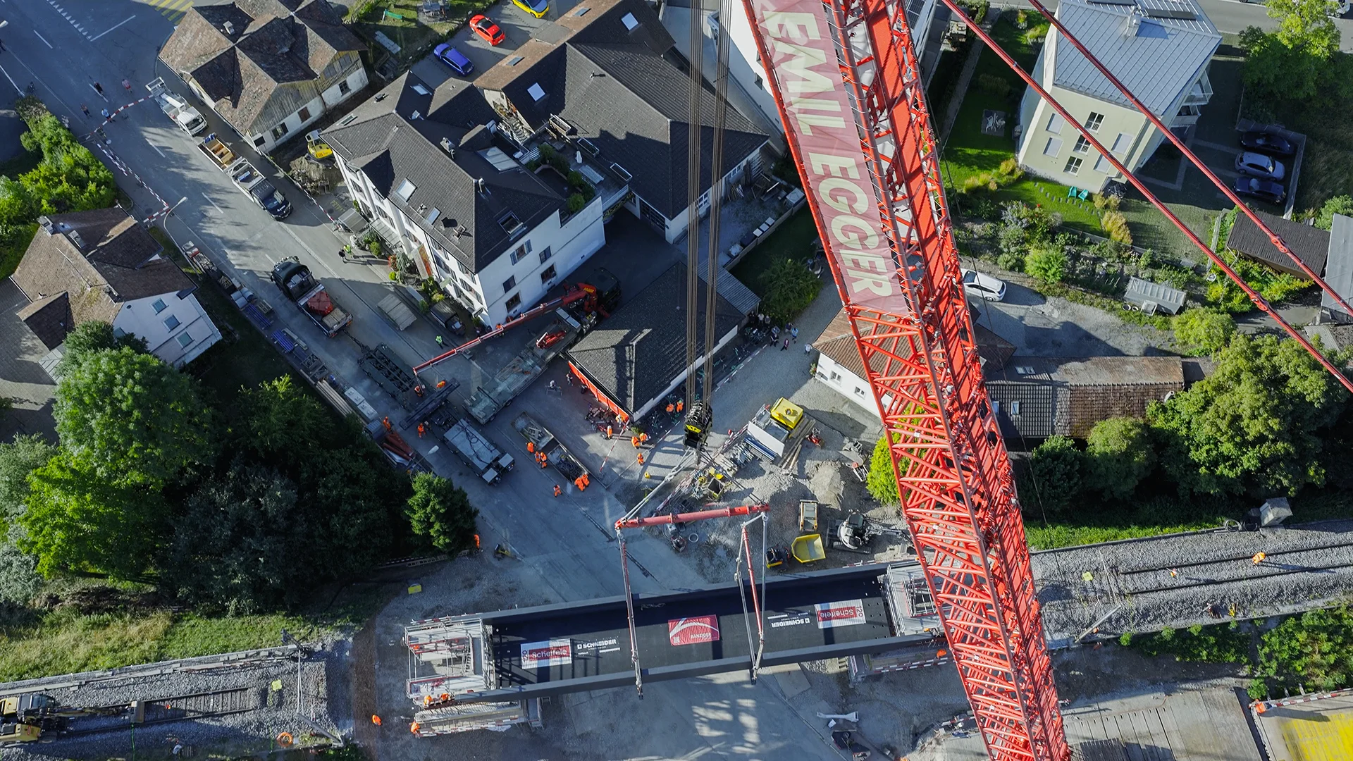 EMIL EGGER AG – Raupenkran Wetzikon – Film – drafted GmbH, Werbeagentur im Zürcher Oberland