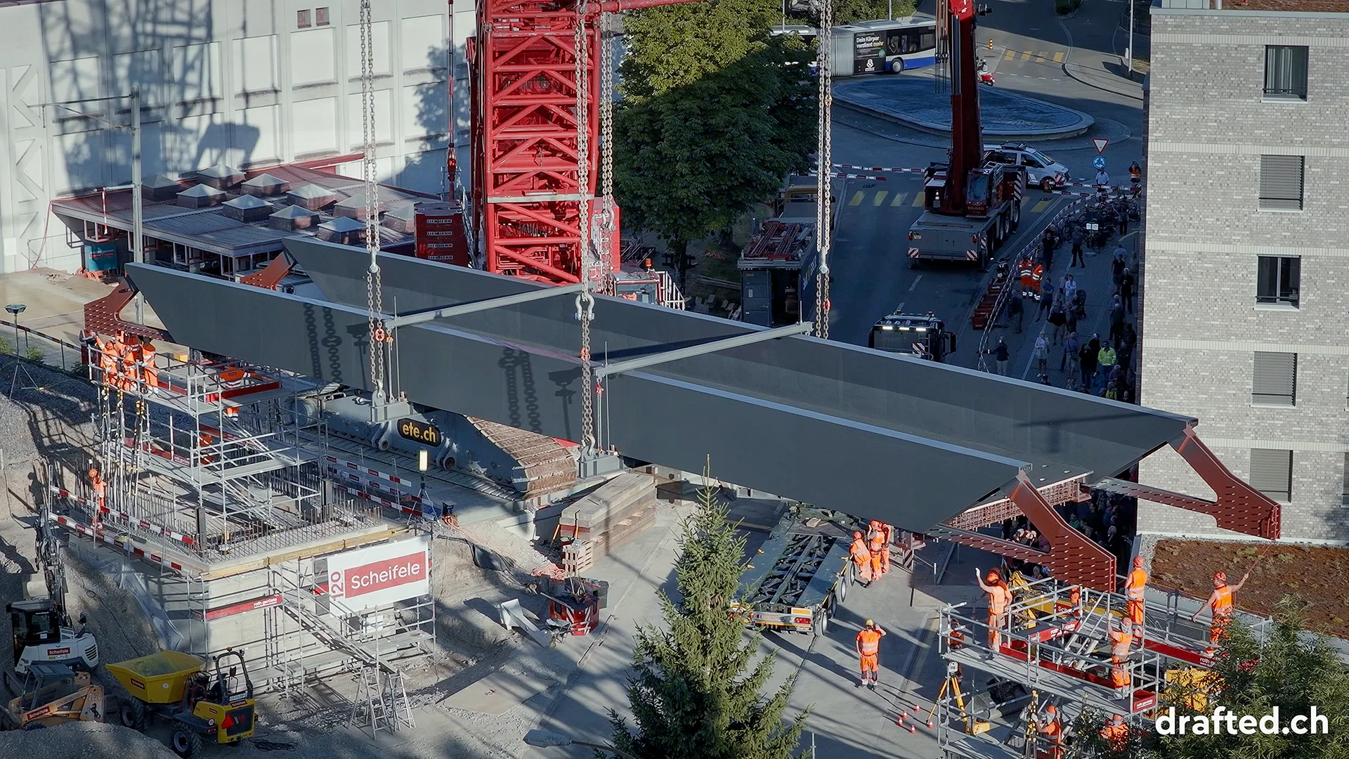 EMIL EGGER AG – Raupenkran Wetzikon – Film – drafted GmbH, Werbeagentur im Zürcher Oberland
